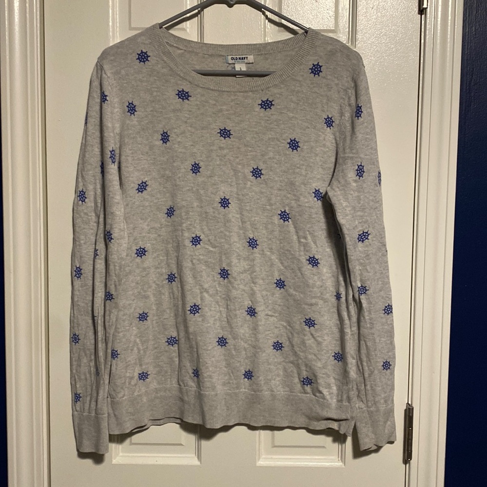 Old Navy size large gray sweater